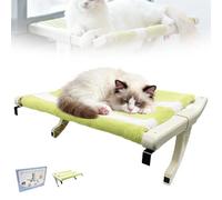 Ohphnt Purrloft Cat Bed,Purrloft Bed for Cats,Cat Window Perch, One-Step Sliding Clamping Slot Adjustment Window Hammock,Bedside Attachment, Easy To Install Kitten for Windowsill-A
