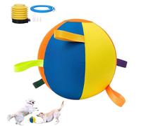 Ohphnt The Mellow Dog Calming Jumbo Ball For Dogs,Herding Ball With Tabs,HerdingBall Hund,Generisch HerdingBall For Dogs,Interactive Game Exercise Dog Toy,With Inflatable Device(L)