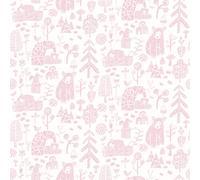 Ohpopsi Honeywood Bears Pink Wallpaper