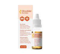 OhroMel Pure Honey Ear Drops 10ml - Relief for Dry, Itchy, Blocked Ears, Ear Infections, Ear Eczema & Inflammation - Soothing Antibacterial Formula for Ear Canal Care