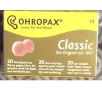 OHROPAX ® Classic Noise Protectors 20 Pcs 2 Packs Earplugs PZN 6171808 D