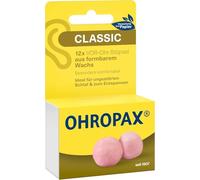 OHROPAX Classic Wax Mouldable Earplugs 2 Packs (24 Pairs)