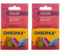 OHROPAX Colour Foam Stoepsel (2 x 8 Pieces)