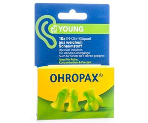 Ohropax Mini Soft Ear Plugs 10 per package (2 Packs (10 Pairs))