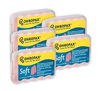 Ohropax Soft Foam Earplugs 5 x 10 Pair Packs SNR32dB