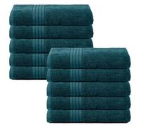 Ohs 10 Pack Of 100% Cotton Bath Sheet, 90 X 150Cm - Dark Teal