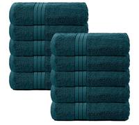 Ohs 10 Pack Of 100% Cotton Bath Towel, 70 X 115Cm - Dark Teal