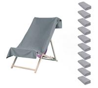OHS 10 X Plain Microfiber Quick Dry Bath Beach Towel