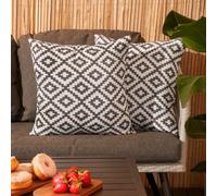 OHS 2 Pack Geometric Cushion Cover Outdoor Garden