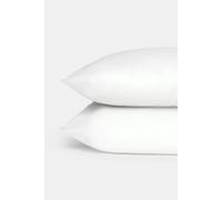 OHS 2 pack Luxury Soft Pillows Hollow Fibre in White | Size: Double OHS White Double