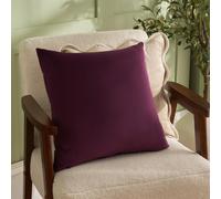 OHS 2 Pack Matte Velvet Super Soft Cushion Covers Square Pillowcases in Burgundy | Size: 45 cm x 45 cm OHS Burgundy 45 cm x 45 cm