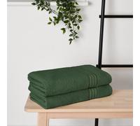 OHS 2 Pack Of 100% Cotton Bathroom Hand Towel