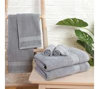 OHS 2 Pack Of 100% Cotton Bathroom Hand Towel