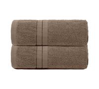 OHS 2 Pack of 100% Cotton Bathroom Hand Towel in Light Beige OHS Light Beige