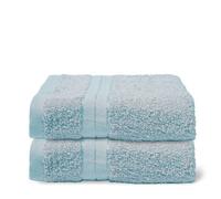 Ohs 2 Pack Of 100% Cotton Hand Towel, 50 X 80Cm - Denim Blue