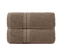 Ohs 2 Pack Of 100% Cotton Hand Towel, 50 X 80Cm - Mocha
