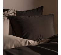 OHS 2 Pack Soft Microfibre Wrinkle Resistant Housewife Pillowcases in Dark Brown | Size: Standard Pillow Case OHS Dark Brown Standard Pillow Case