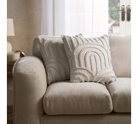 OHS 2 Pack Tufted Arch Cushion Cover, Stone - 45 X 45Cm