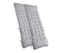 OHS 2 x Gravity Chair Seat Cushion Filled Outdoor Garden Water Resistant in Light Grey OHS Light Grey