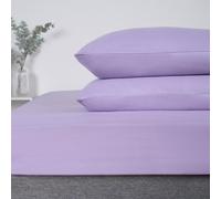 Ohs 2 X Pack Of Housewife Pair Pillowcases Set, Lilac - 50 X 75Cm