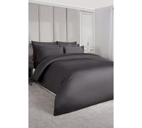 Highams 220 Thread Count Hotel Luxury Duvet Cover - Charcoal Grey