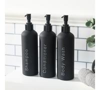 OHS 3 Pack Soap Dispensers Refillable Shampoo Pump Bottles