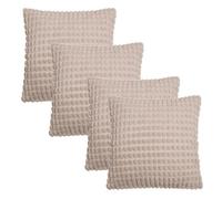 OHS 4 Pack Bobble Cushion Cover , Natural - 45 X 45Cm