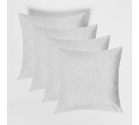 OHS 4 Pack Cushion Inserts Filler Hollowfibre Inner Pads in White | Size: 55 cm x 55 cm OHS White 55 cm x 55 cm