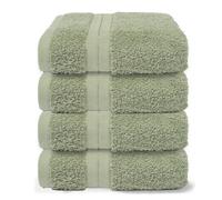 Ohs 4 Pack Of 100% Cotton Hand Towel, 50 X 80Cm - Sage Green