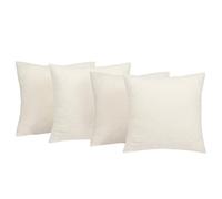 OHS 4 Pack Of Boucle Teddy Fleece Cushion Covers