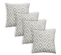 Ohs 4 X Geometric Cushion Cover 45 X 45Cm - Sage