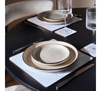 Ohs 4 X Marble Effect Placemat Coaster Set Table Mats