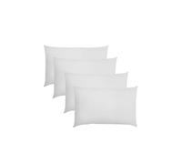 OHS 4 x Soft Cotton Housewife Pillowcases in White OHS White