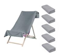 OHS 5 X Plain Microfiber Quick Dry Bath Beach Towel