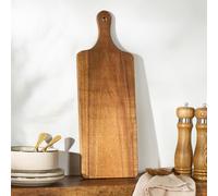 OHS Acacia Wood Chopping Board Wooden Cutting Board with Handle Charcuterie Cheese Boards Chopping Meat Vegetables Bread Meal Prep Pizza Serving Boards, Natural