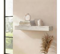 OHS Accent Rectangle Shelf Wall Mounted Storage Space Saving Modern in Light Stone OHS Light Stone