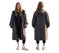 OHS Adults Drying Robe, Gifts for Women Outdoor Water-Resistant Changing Robe Womens Jacket Comfy Sherpa Privacy Robes for Women Men, Stay Dry Swimming Camping Drying Robes - S/M, L/XL