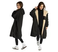 OHS Adults Drying Robe, Gifts for Women Outdoor Water-Resistant Changing Robe Womens Jacket Comfy Sherpa Privacy Robes for Women Men, Stay Dry Swimming Camping Drying Robes - S/M, L/XL