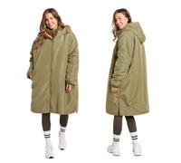 OHS Adults Drying Robe, Gifts for Women Outdoor Water-Resistant Changing Robe Womens Jacket Comfy Sherpa Privacy Robes for Women Men, Stay Dry Swimming Camping Drying Robes - S/M, L/XL
