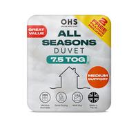 Ohs All Seasons Essentials 7.5 Tog Duvet Pillow Set - Double