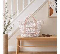 OHS Animal Print Weekend Travel Bag Expandable Gym Duffel in Pink OHS Pink