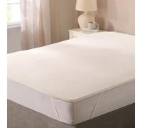 OHS Anti-Allergy Washable Memory Foam Mattress Topper in White | Size: Double OHS White Double