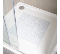 OHS Anti Mould PVC Non Slip Quick Dry Bath Shower Mat in Clear OHS Clear
