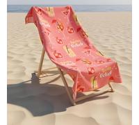 OHS Aperol Spritz Beach Towel Bath Travel Quick Dry Microfibre Absorbent OHS Multicolor