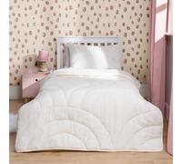 OHS Arches Coverless 7.5 TOG Bedding Cover Embossed Quilted Pillowcases in Cream | Size: Single OHS Cream Single