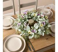 OHS Artificial Flower Wreath Door Wall Home Party Table Decorations, Spring Flowers