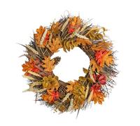 OHS Autumn Wreath, Door Wreaths Outdoor All Year Artificial Fall Wreath Indoor Decorative Home Accessories Christmas Wreath Halloween Thanksgiving, 50 x 50cm