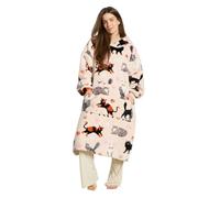 OHS Autumnal Hoodie Blankets Print Cute Extra-Long- One Size