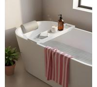 Ohs Bamboo Bath Tray Storage Bathtub Rack Caddy