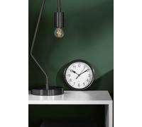 OHS Basic Wall Clock Round Analogue Vintage Home Decor Bedroom Kitchen in Black OHS Black